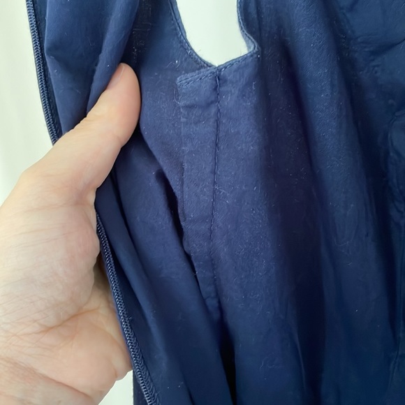 🌷2 for $20🌷 REVIEW navy striped day dress with white belt - Picture 15 of 15